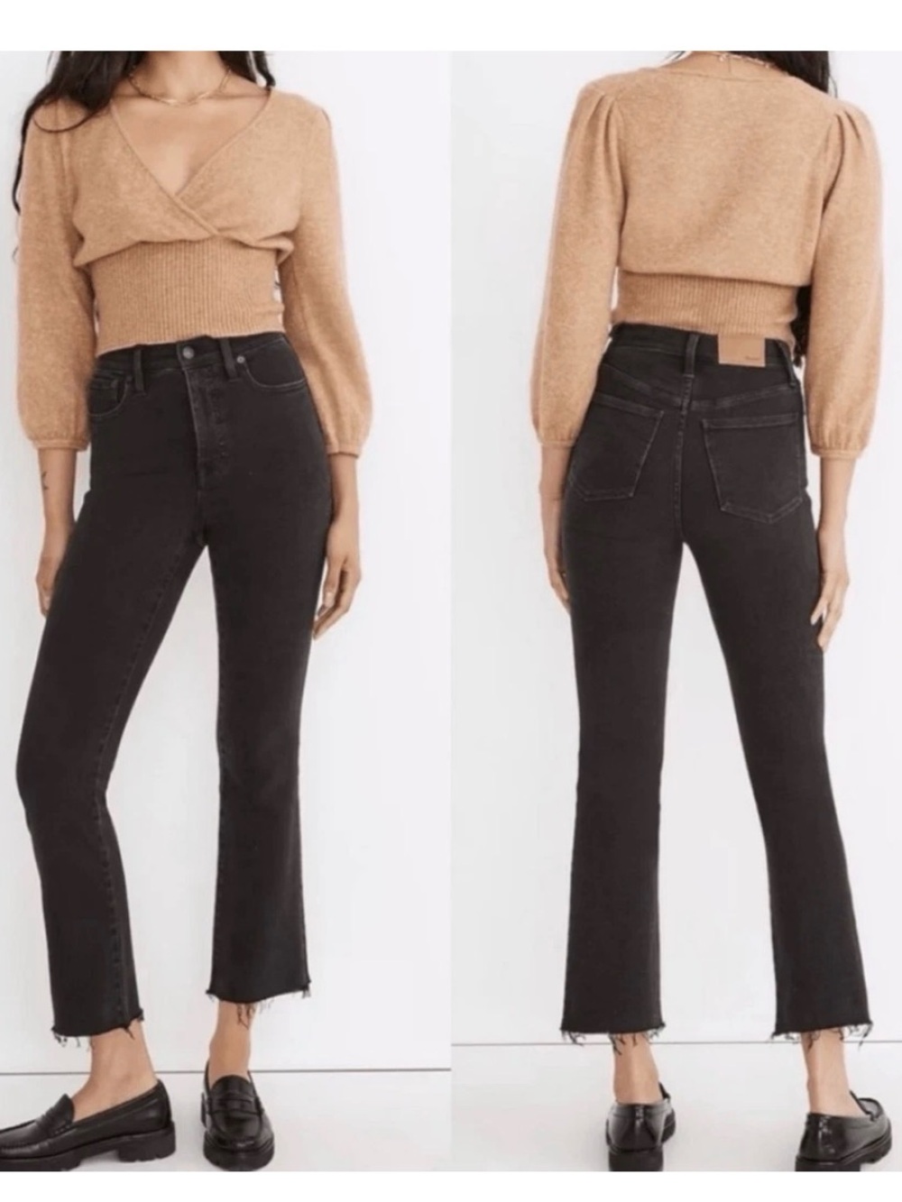 Madewell Black Cali Demi-Boot Jeans